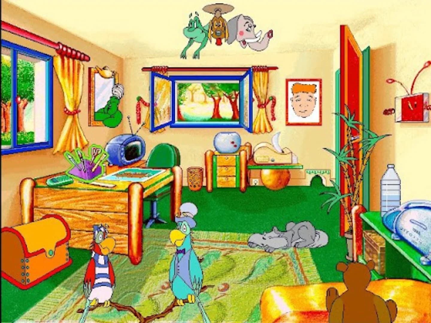 image backdrop image