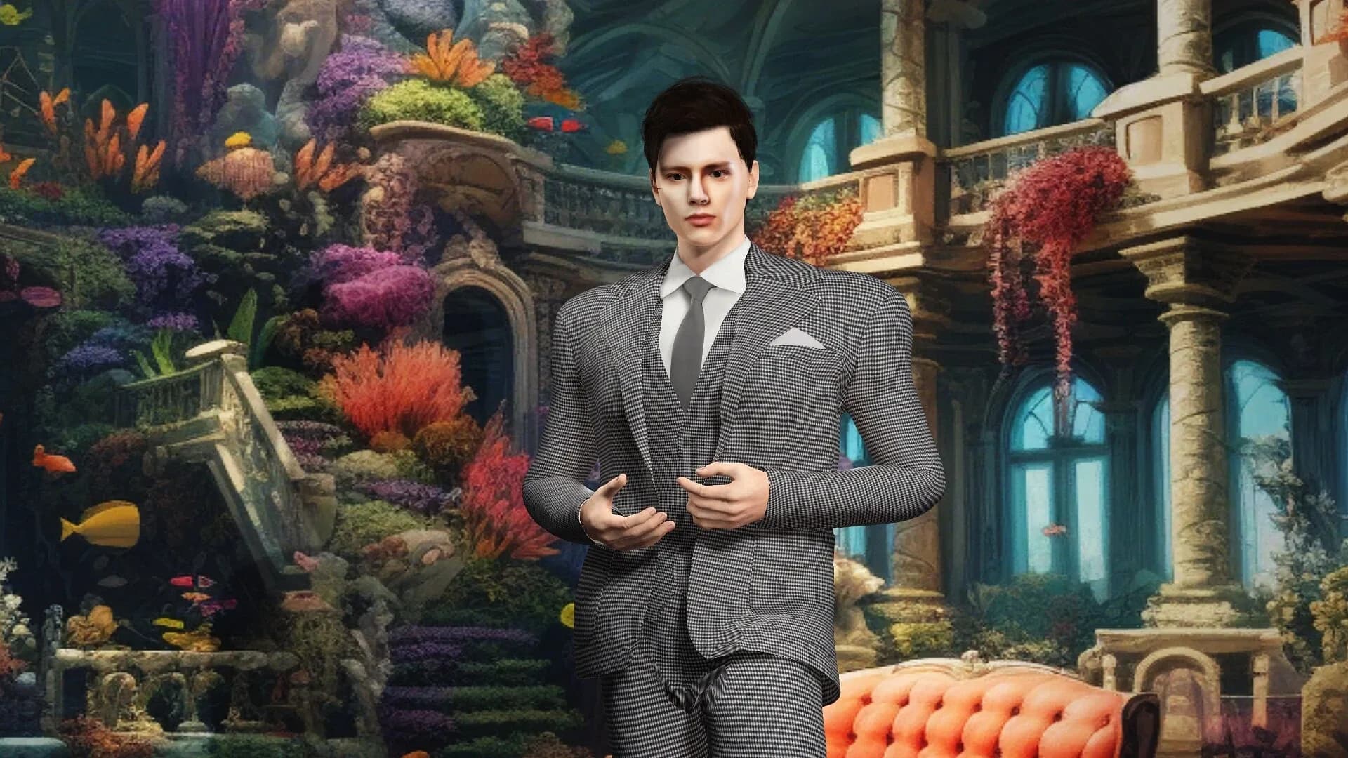 image backdrop image